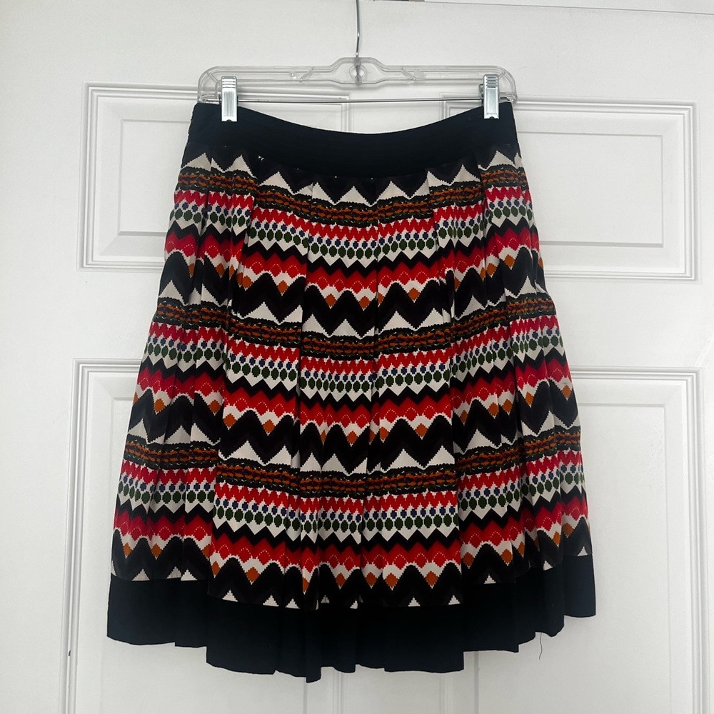 Fei Patterned Pleated Skirt